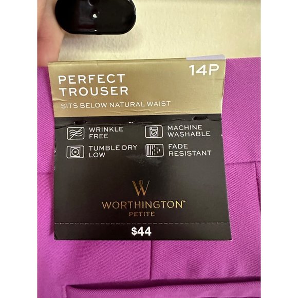 NWT Worthington The Perfect Trouser size 14P - Picture 5 of 8